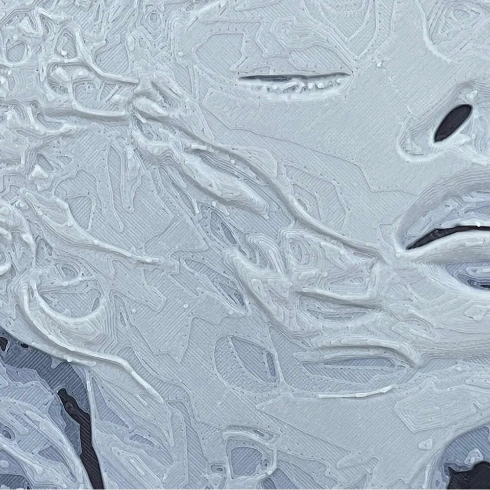 Woman Face Wall Art, Liquid Face Art, Abstract Woman Face, Wall Art